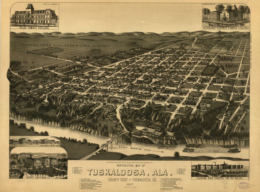 This Is What Tuscaloosa Alabama Looked Like Around 1887 This Is What Tuscaloosa Alabama Looked Like Around 1887
