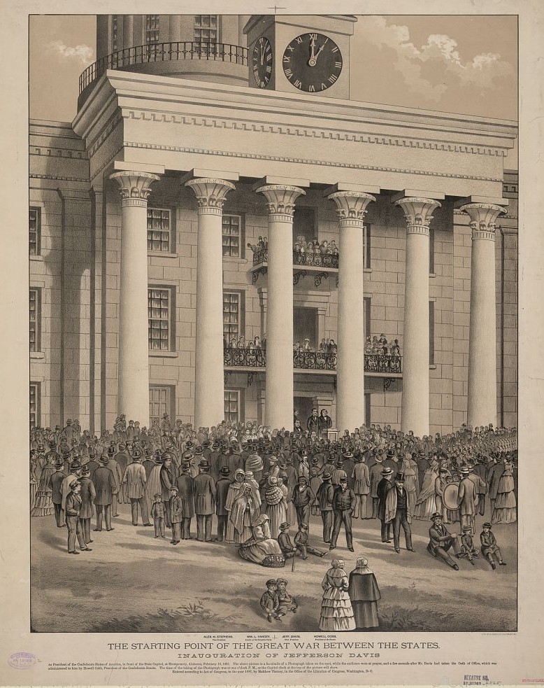 First Confederate Provisional Congress was held in Montgomery in 1861