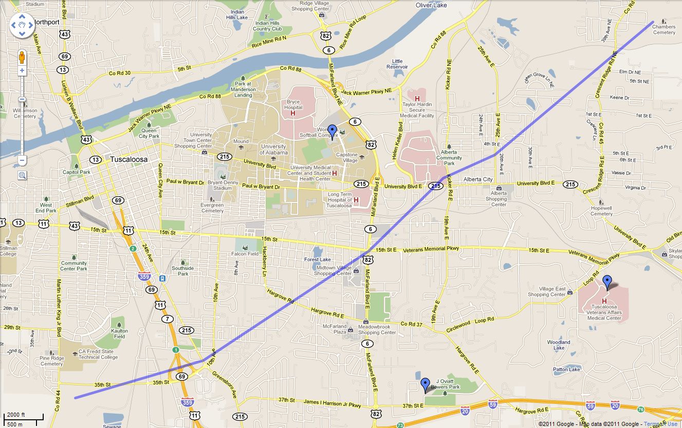 Tornadoes are not new to Tuscaloosa-This one in 1842 wiped out New Town – Alabama ...1327 x 833