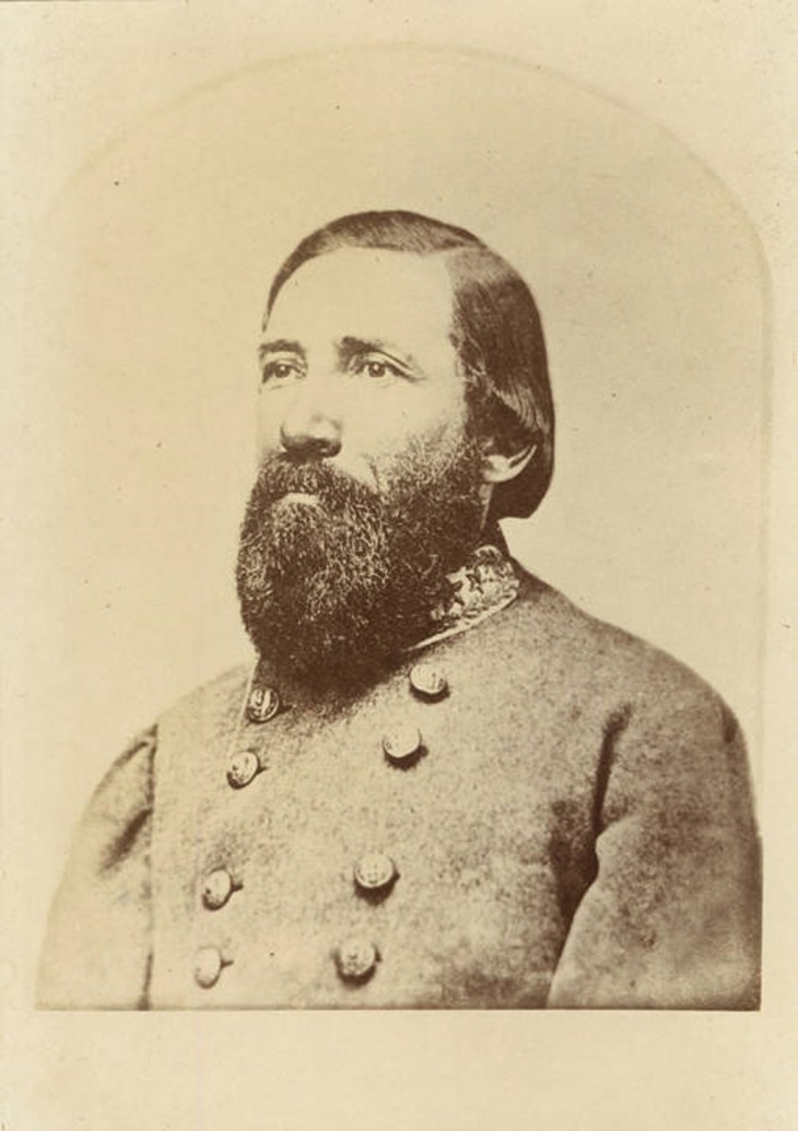 Portraits of four brigadiergenerals from the Civil War with some