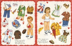 AUTHOR SUNDAY - Do you remember paper dolls? I wonder if children still play with them?