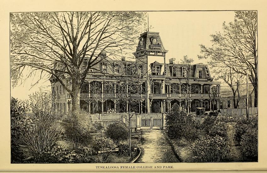 Tuscaloosa female college 1887