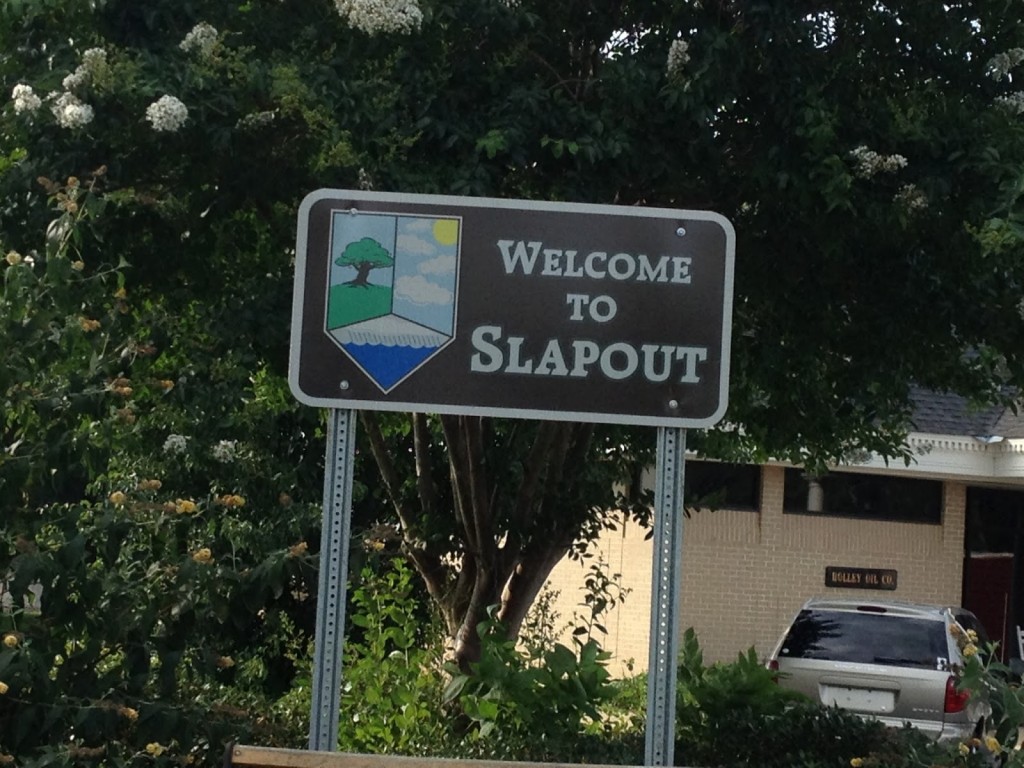 Slap out