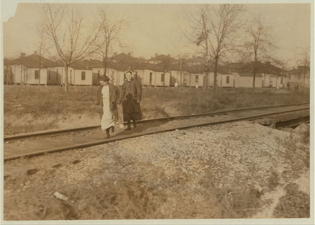 Mary and Minnie Gillim, fourteen and fifteen years old. They were commencing to attend the Mill School at Avondale, and had been to school but two weeks in their lives. Were in the low first grade in company with a child of six years. At that time (Nov. 30/10) their father was trying to take them out of school and put them back into the cotton mill. He has no obvious occupation
