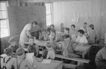 PATRON + Schools have changed in many ways since these days when life was so much simpler – Notice how the teachers are dressed [old photographs] Skyline Farms – Part 5