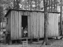 PATRON + The people lived in these small buildings while they waited on a house to be built at Skyline Farms [vintage photographs] Part 2