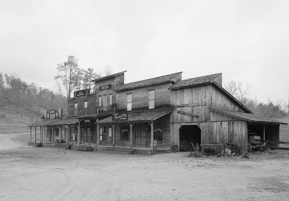Exterior of Saloon in the past
