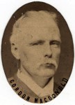 PATRON - BIOGRAPHY: Gordon Rowaleyn Cumming MacDonald was born February 1848 - photograph