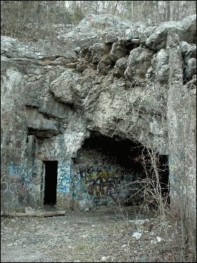 Bangor cave entrance