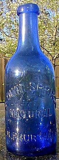 BlountSprings blue bottle