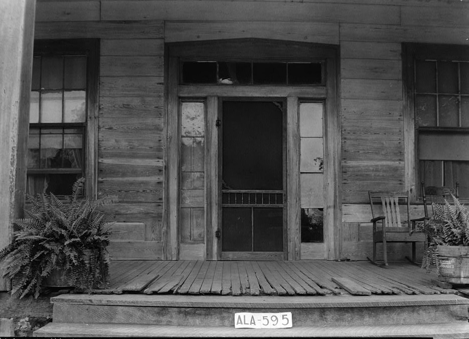 Berry - Braswell House, Front Door - June 15, 1935