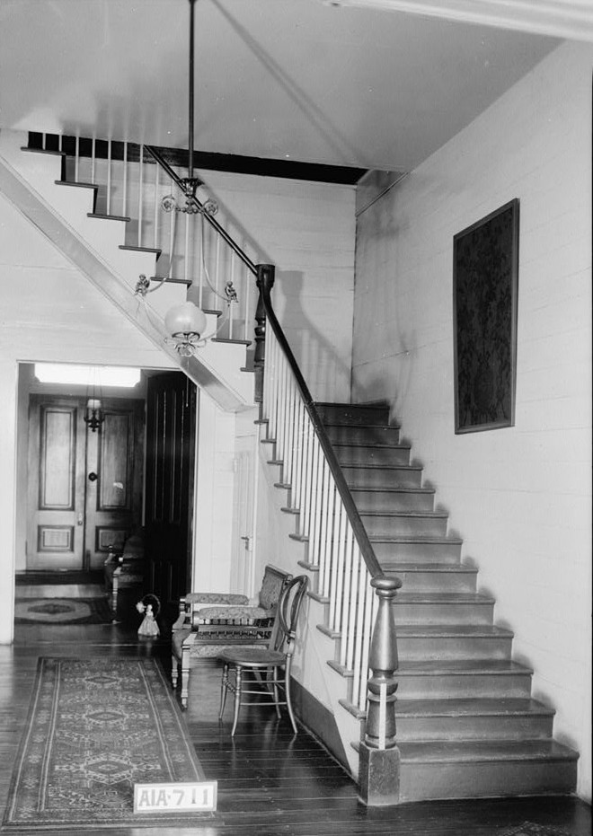 Dawson vaughan rear hall and staircase