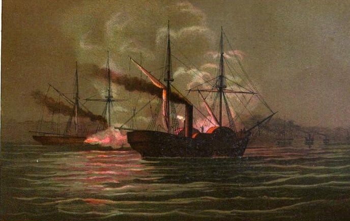 1863 Alabama and Hatteras