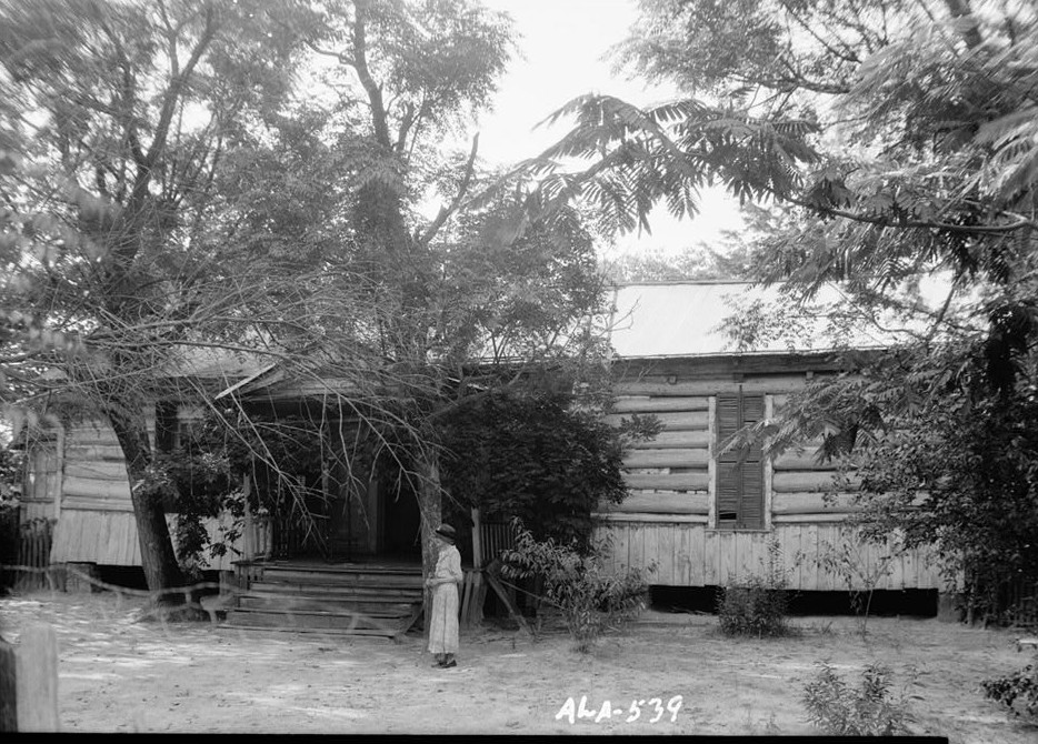 Octavia Adkinson House, Wilson Road, Peachburg, Bullock County, AL W. N. Manning, Photographer, July 17, 1935