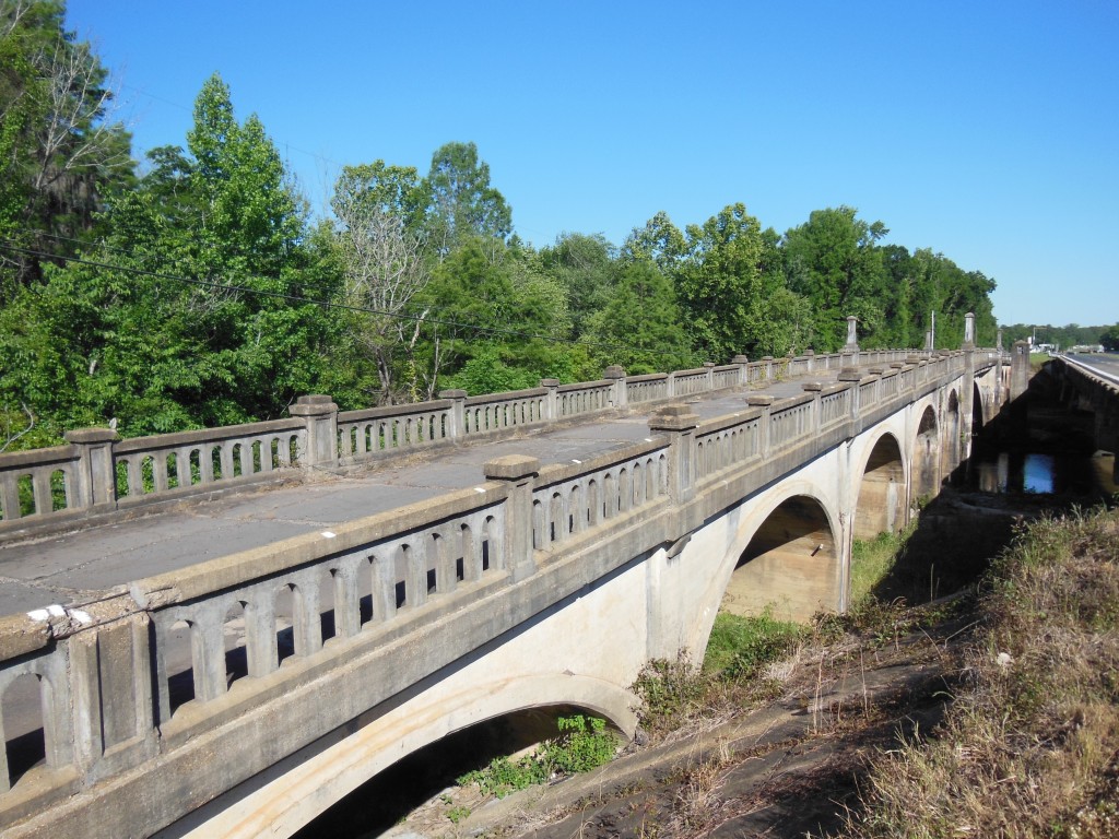 Veterans Memorial Bridge, Pea River, Highway 231, Alabama.