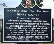 PATRON - Political candidates in Henry County, Alabama 1920