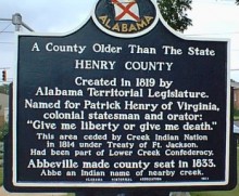 PATRON – Political candidates in Henry County, Alabama 1920