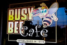 Busy Bee Cafe, in Cullman, Alabama established 1919 now rebuilt