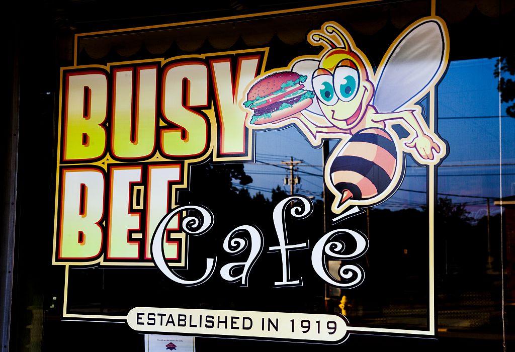 Busy Bee Cafe, in Cullman, Alabama established 1919 now rebuilt