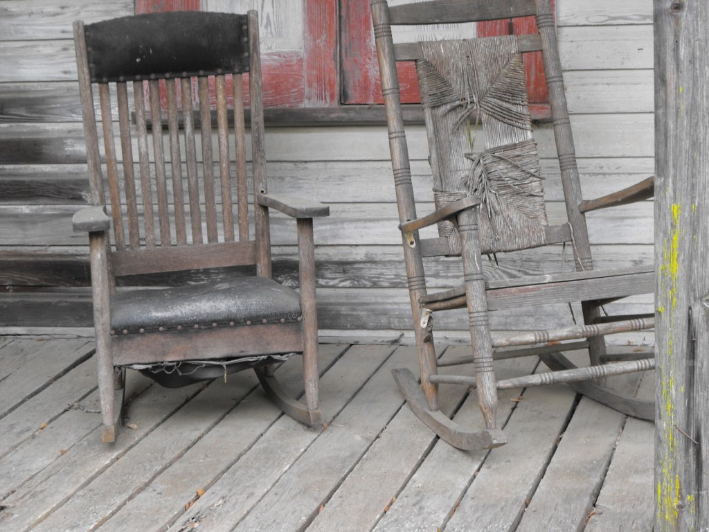 old rocking chairs