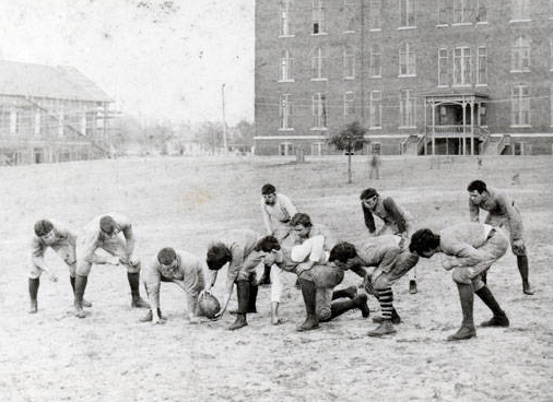 Auburn football was started by Dr. George Petrie [see his bicycle built for two in this vintage film]