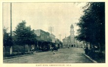 Legal notices & robbery in news of 1867 Greenville, Alabama