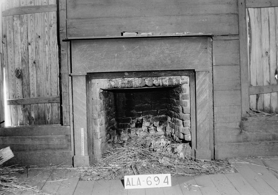 Tavern & Stage Inn, County Road 58, Greenville, Butler County, AL Fireplace SW room upstairs