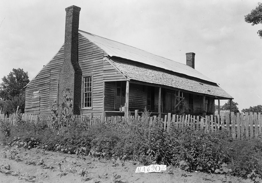 old gus womack house W. N. Manning Greenville, Alabama 1935