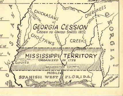 Georgia map 1802