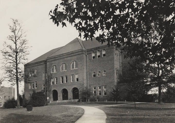 Old Main, an administrative building on the East Lake campus of Howard College in Birmingham,