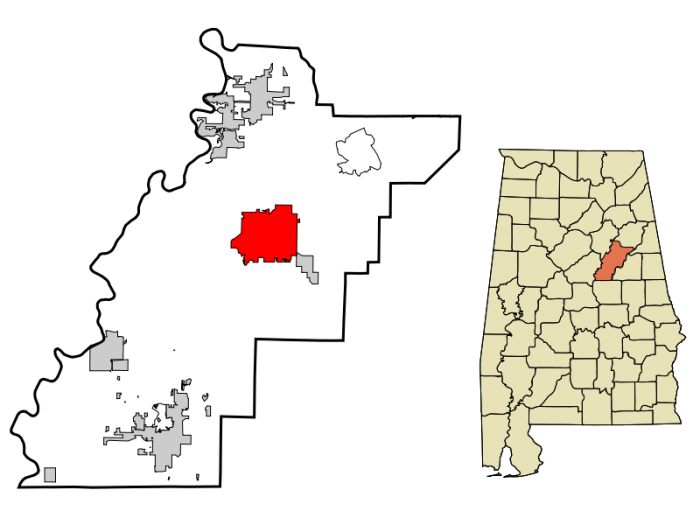 800px-Talladega_County_Alabama_Incorporated_and_Unincorporated_areas_Talladega_Highlighted