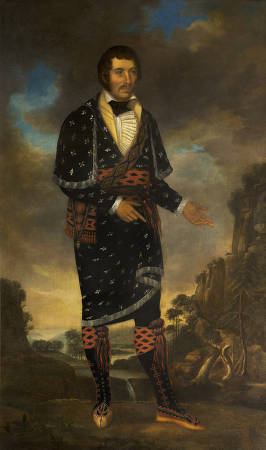 William Portrait of William McIntosh, chief of the Lower Creek Indians in Georgia.