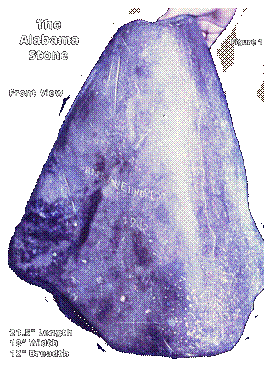 Mysterious stone dated with the year of 1232 found on the banks of the Warrior River