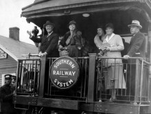 30,000 people turned out on the day President Roosevelt visited Birmingham