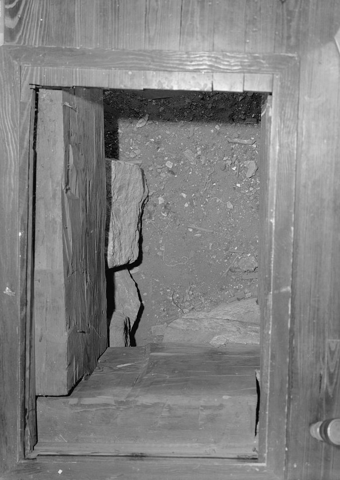Arlington 1997 - INTERIOR VIEW, VIEWING PANEL CUT INTO THE FLOOR OF THE MUSIC ROOM - Arlington Place, 331 Cotton Avenue, Southwest, Birmingham, Jefferson County, AL