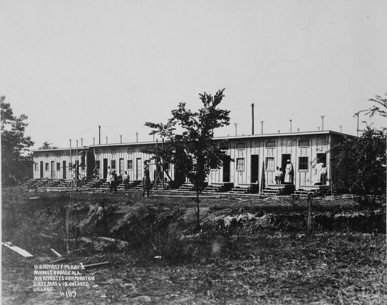 U. S. Nitrate Plant village for blacks 1918