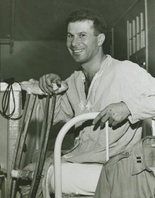 Photographs of wounded World War II veterans in 1945 at Northington Hospital in Tuscaloosa, Alabama