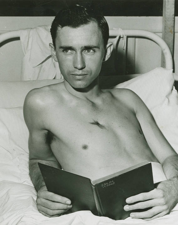 Alabama serviceman Huling, who was injured during World War II. Q46238