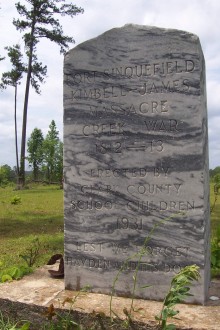 A brutal massacre occurred in Clarke County during the Creek War of 1813