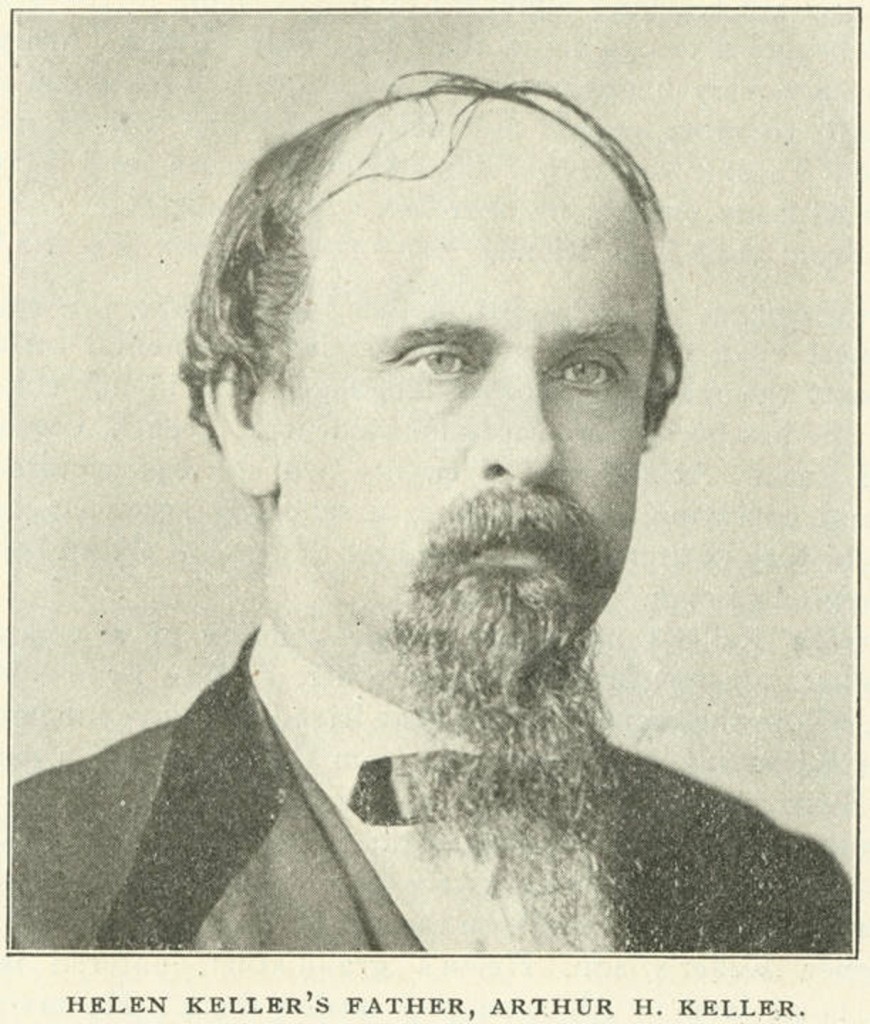 Keller, Arthur Henley Keller, father of Helen Keller, From Confederate Veteran, Vol. 11, pg. 245. Q4182