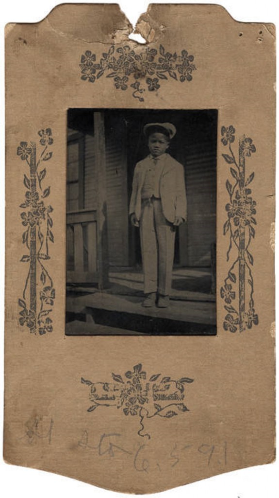 Young African American boy, possibly Tillie Brooks of Ensley, Alabama. ca. 1910 The photograph was taken in Bessemer. Q49338