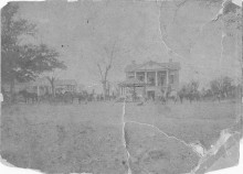 PATRON – Early pictures from Bibb County, Alabama includes photograph of courthouse before it was razed in 1890 to build current one