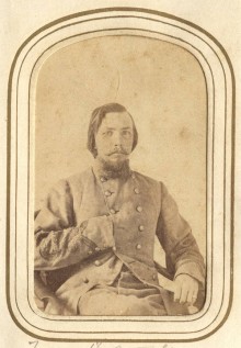 Four portraits of Captains who served in the Confederacy during the Civil War with links to source