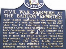 The town of Barton, Alabama didn’t move but was located in two counties at various times