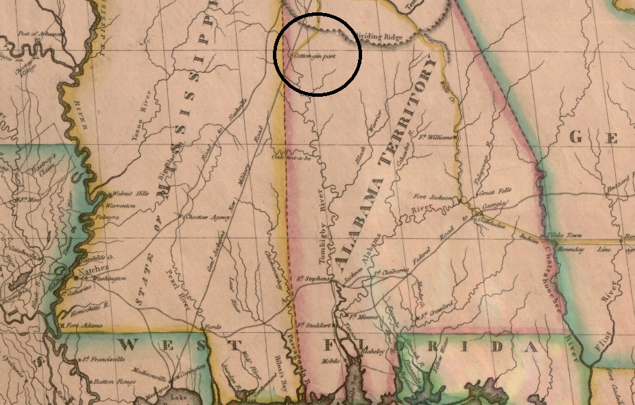 Cotton gin port map