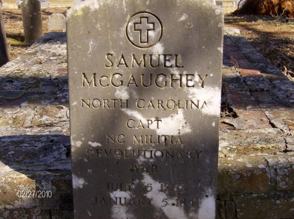 Samuel McGaughey tombstone