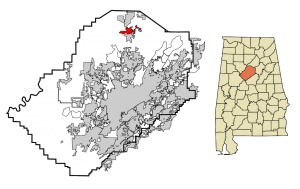 Kimberly, Alabama map