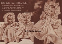 PATRON + Good Ole Days – Dress for dolls converted to dress for children.