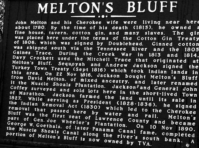 melton's bluff sign