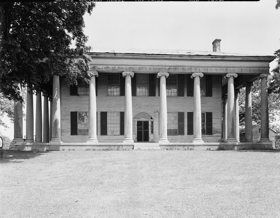 James Jackson house W. N. Manning, Photographer, FEB. 2, 1934. Forks of Cypress, Florence, Lauderdale County, AL